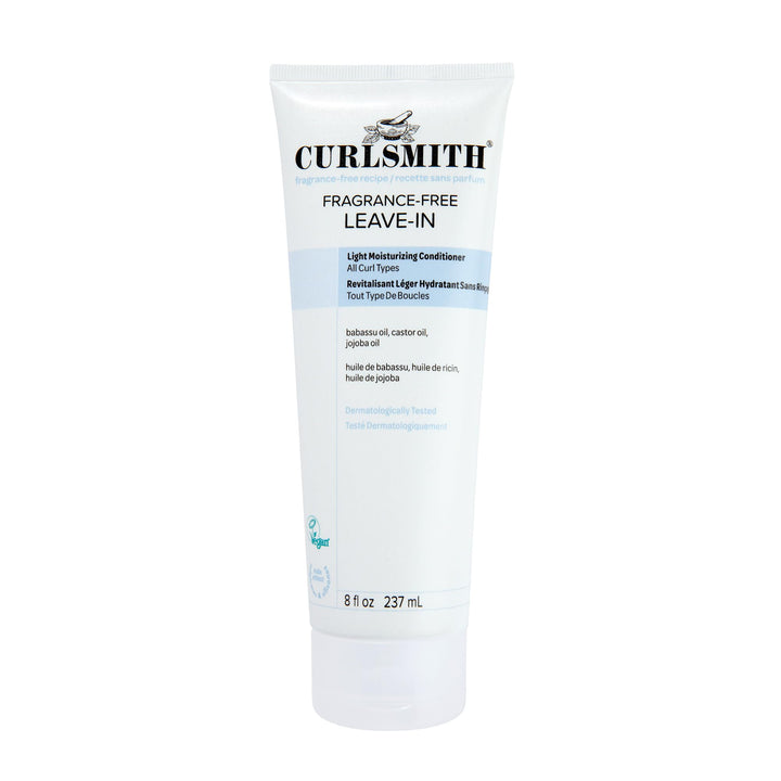 CURLSMITH front packaging showing clean fragrance-free label and benefits