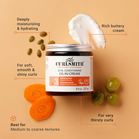 CURLSMITH texture close-up displays creamy butter consistency for absorption