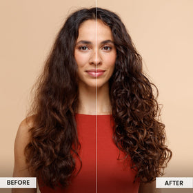 CURLSMITH creamy conditioner texture close-up highlighting lightweight feel