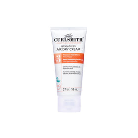 CURLSMITH front packaging of Weightless Air Dry Cream showing size and branding benefit lightweight hydration