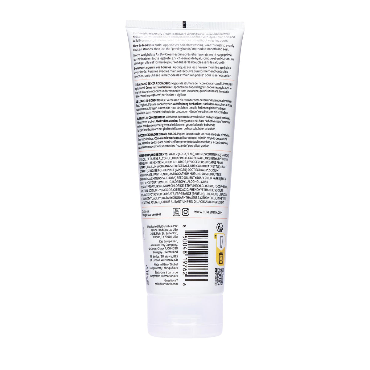 CURLSMITH product on bathroom shelf showing everyday styling convenience