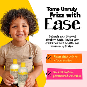 CurlyKids in-bath use with child enjoying a gentle hair wash
