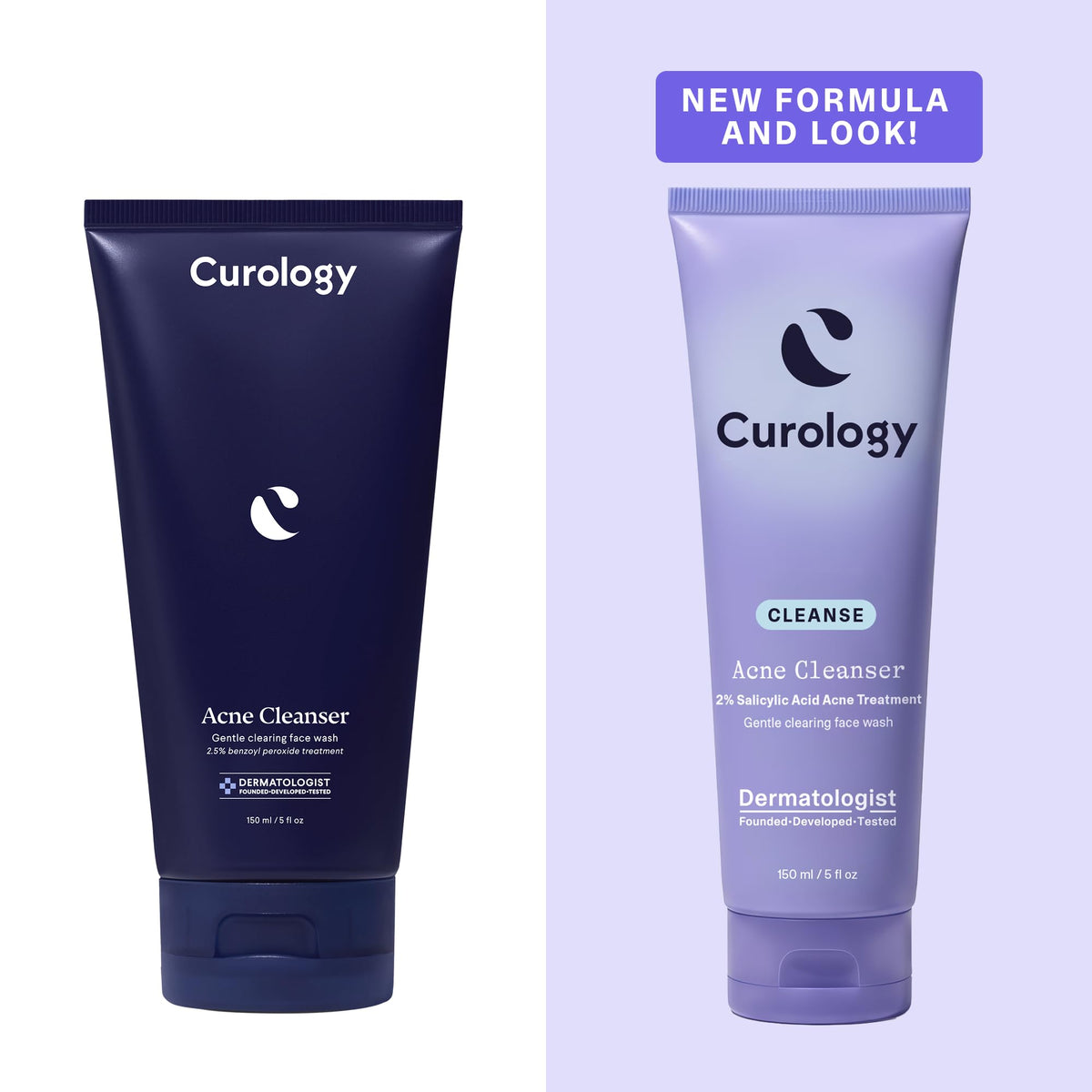 Curology close detail of skin texture improvement after use, showcasing smoother complexion benefits