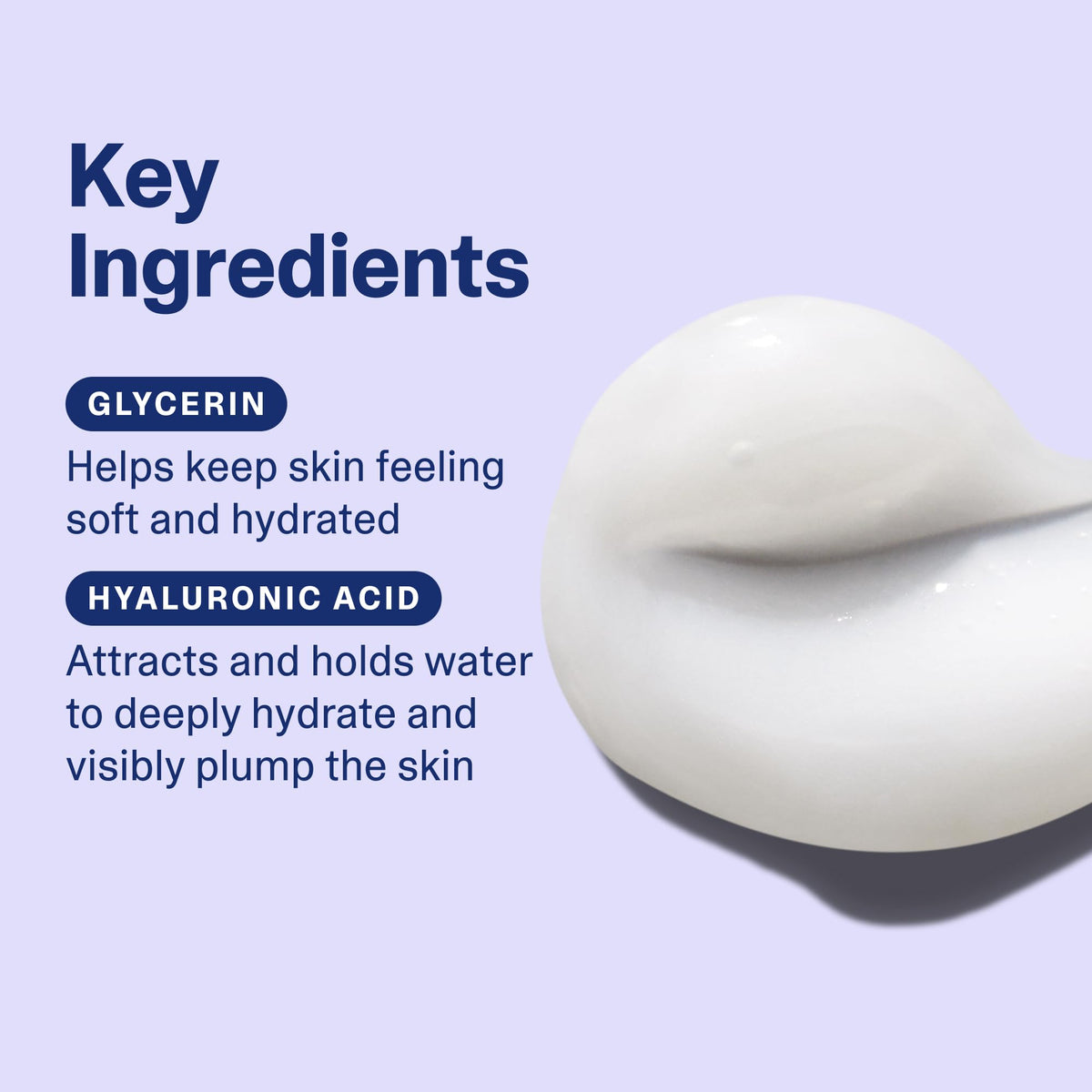 Curology ingredients label close-up highlighting fragrance-free formulation