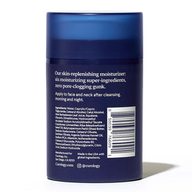 Curology on a nightstand beside candle for nighttime routine hydration benefit