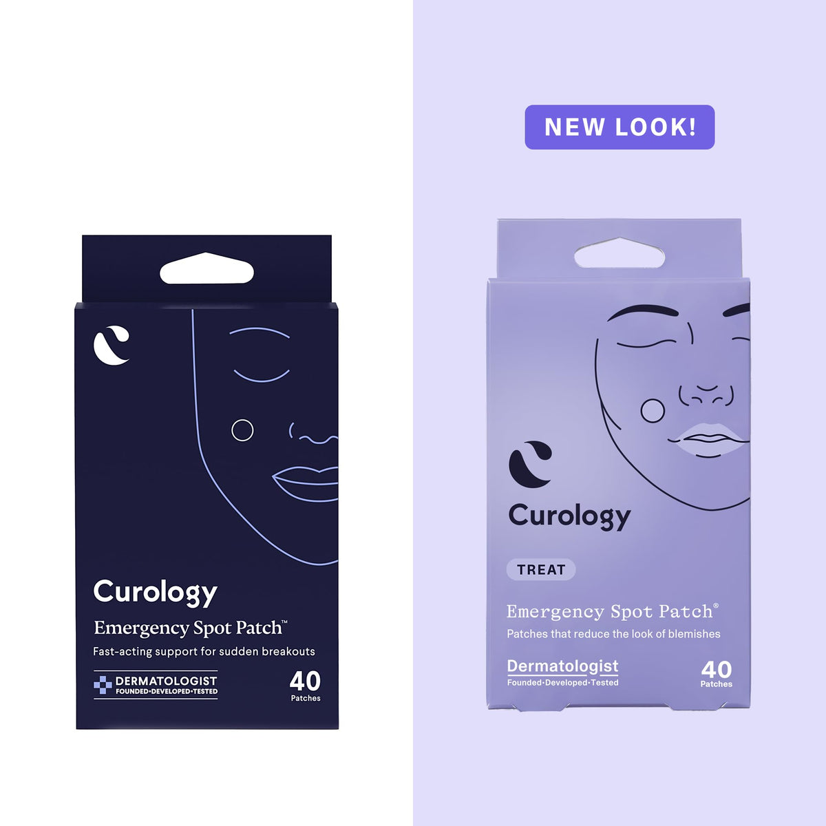 Curology pack label details highlighting fragrance-free vegan formulation benefit