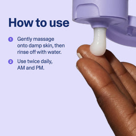 Curology cleanser next to moisturizer suggesting complementary routine benefit