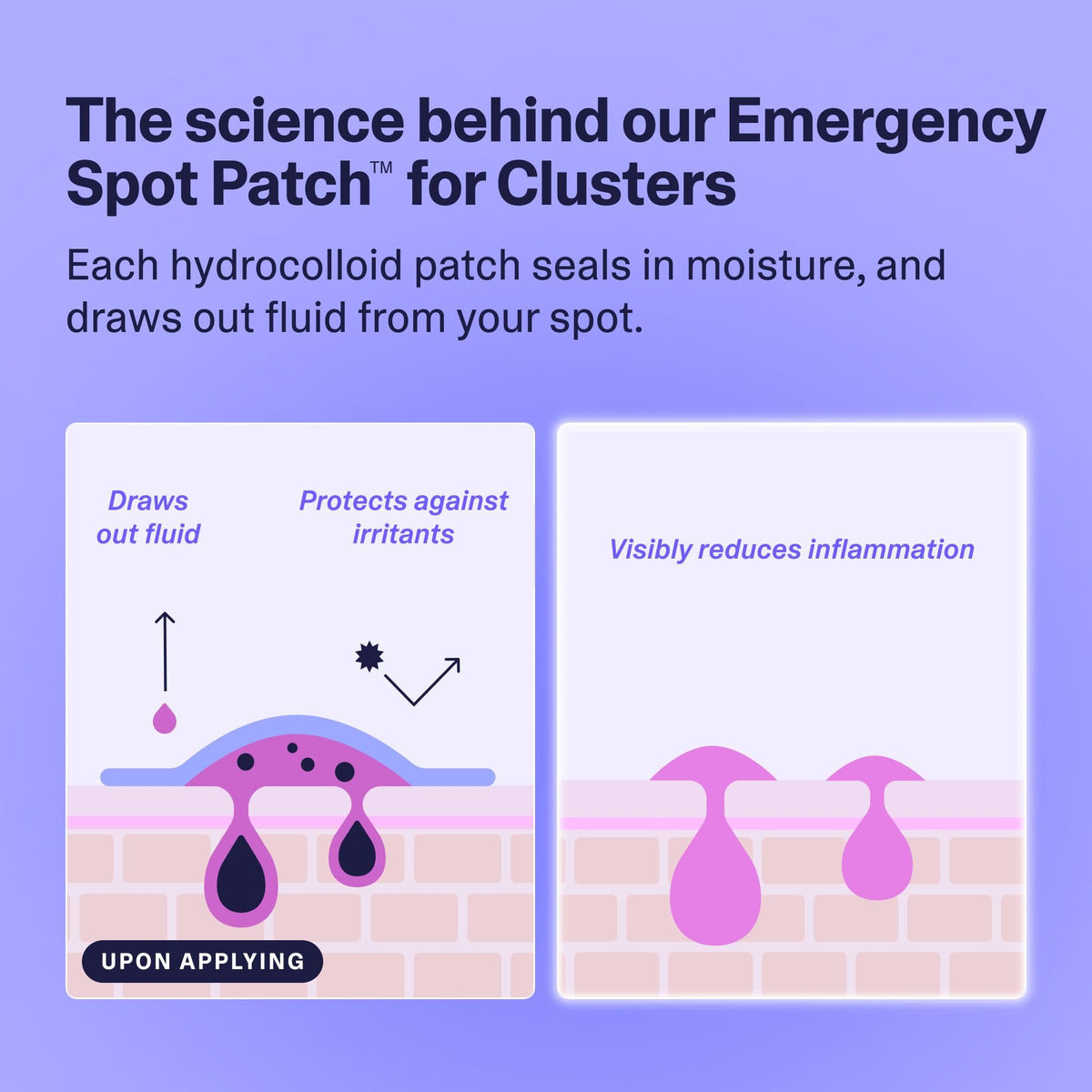 Curology patch under light makeup showing discreet coverage benefit
