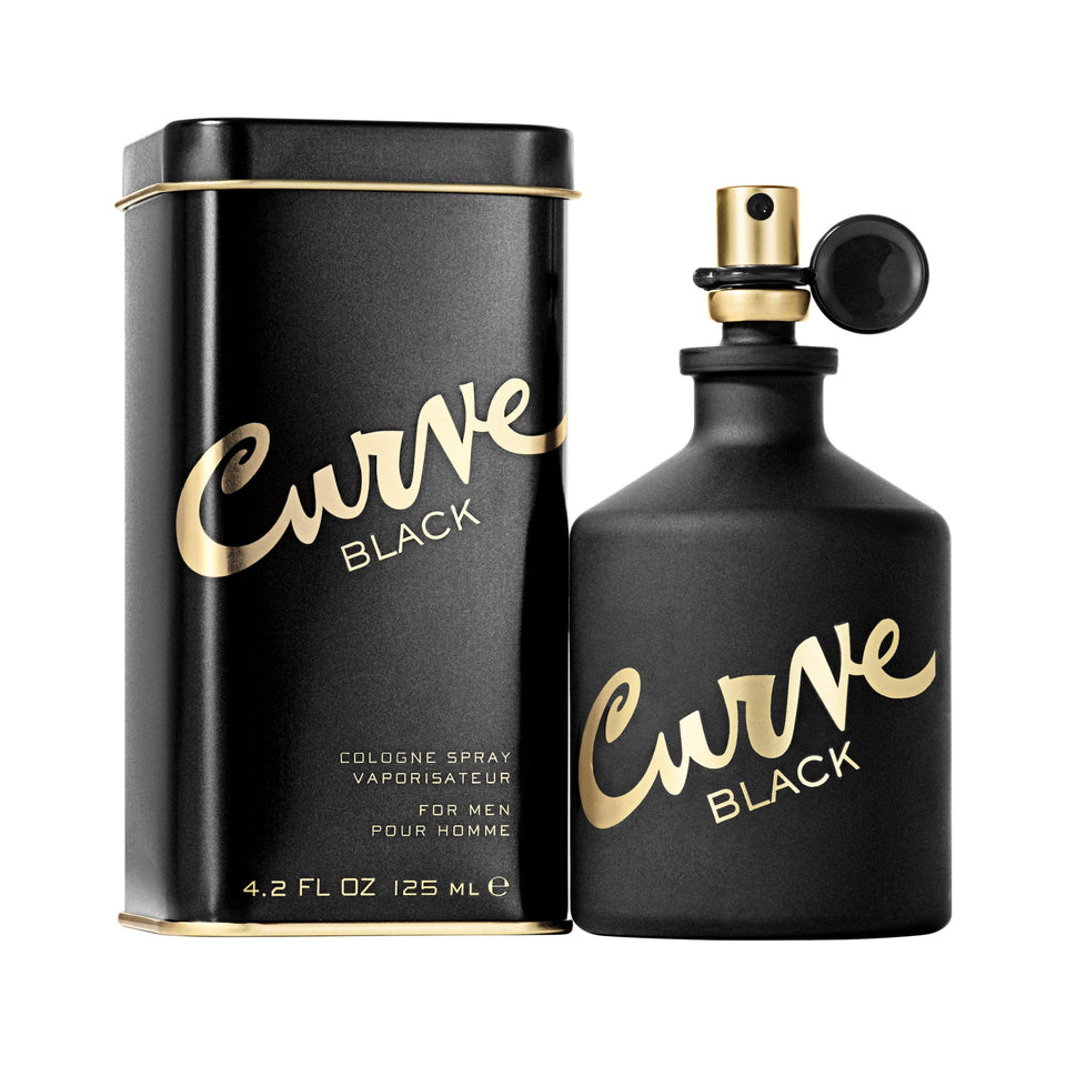 Curve Black front bottle view showing sleek design and confident presence