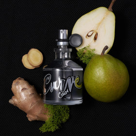 Curve Crush bottle front showing bright fruity notes and energizing casual benefit