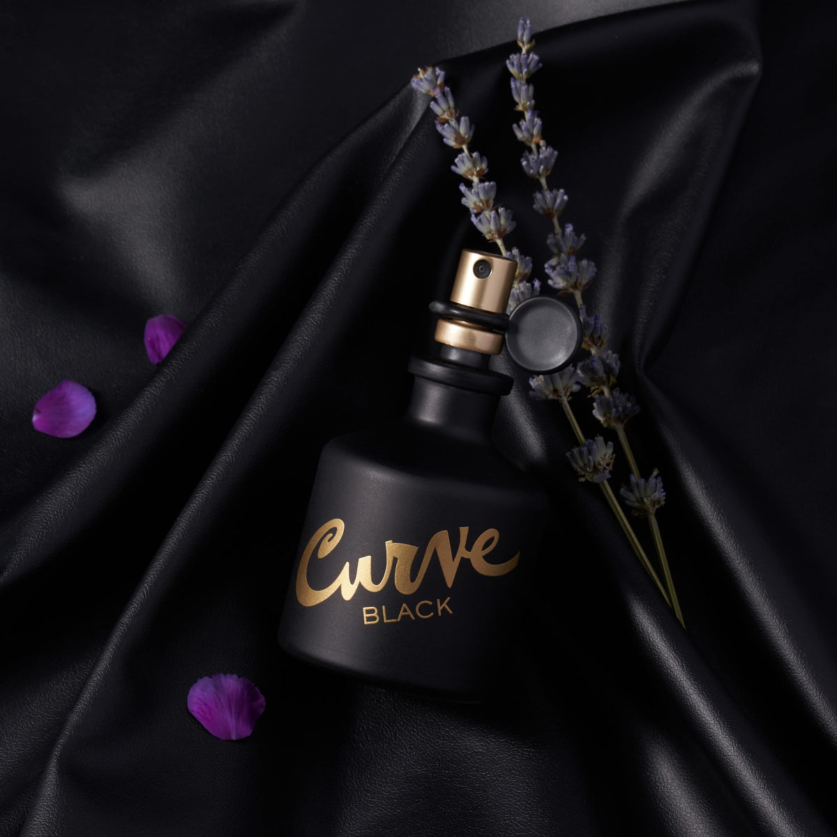 Curve bottle front view highlighting Curve scent and versatile day-to-night benefit