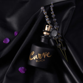 Curve bottle front view highlighting Curve scent and versatile day-to-night benefit