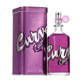Curve bottle front view showing sleek packaging and wearable appeal