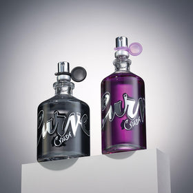 Curve Crush bottle on bathroom vanity suggesting daily grooming boost