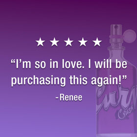 Curve Crush label detail showing notes and ingredients for informed fragrance choice