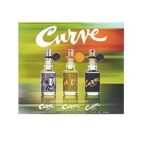 Hand holding Curve 0.5 fl oz bottle to show scale and travel-friendly convenience