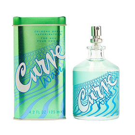 Curve Wave bottle in hand to show 4.2 fl oz size and portable convenience