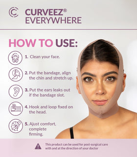 CURVEEZ product label and care instructions showing fabric details
