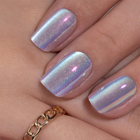 CurvLife apricot detail and glossy nude finish showing color contrast