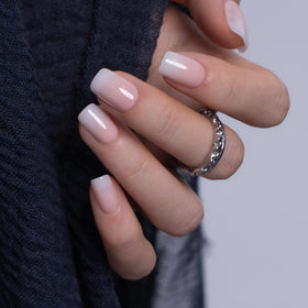 CurvLife close-up of gradient texture highlighting handmade gel depth and glossy finish