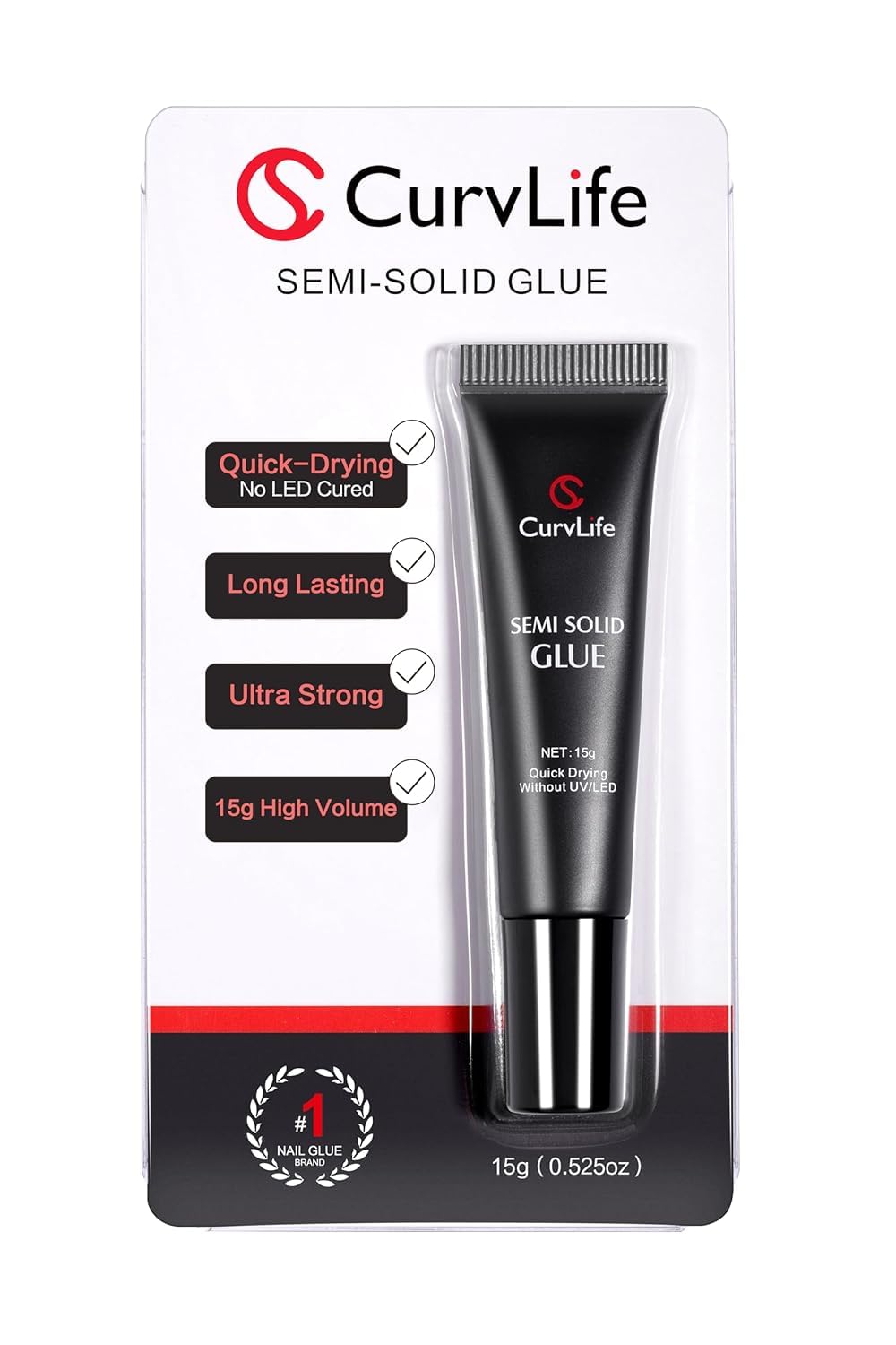 CurvLife front packaging showing 15g bottle and benefits