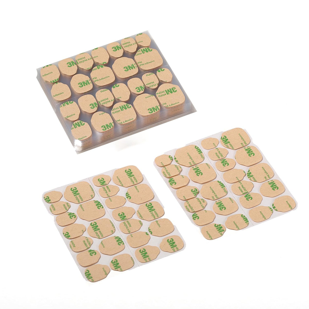 CurvLife front packaging shows 20 sheets and 12 sizes for quick selection and convenience