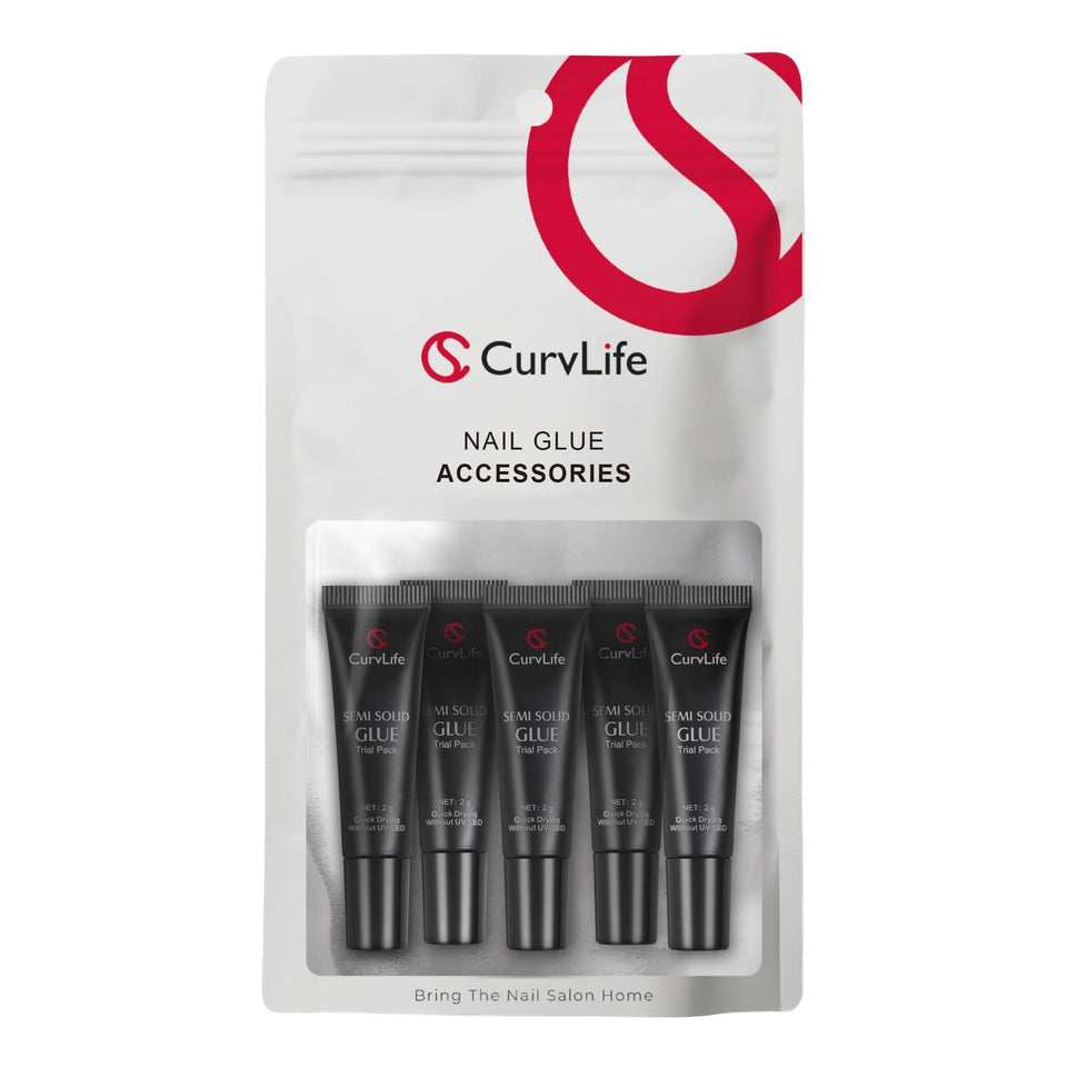 CurvLife front packaging showing five 2g tubes and product branding for easy storage