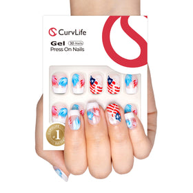 Close-up of Curvlife gel-pattern detail highlighting handcrafted finish and long-lasting shine