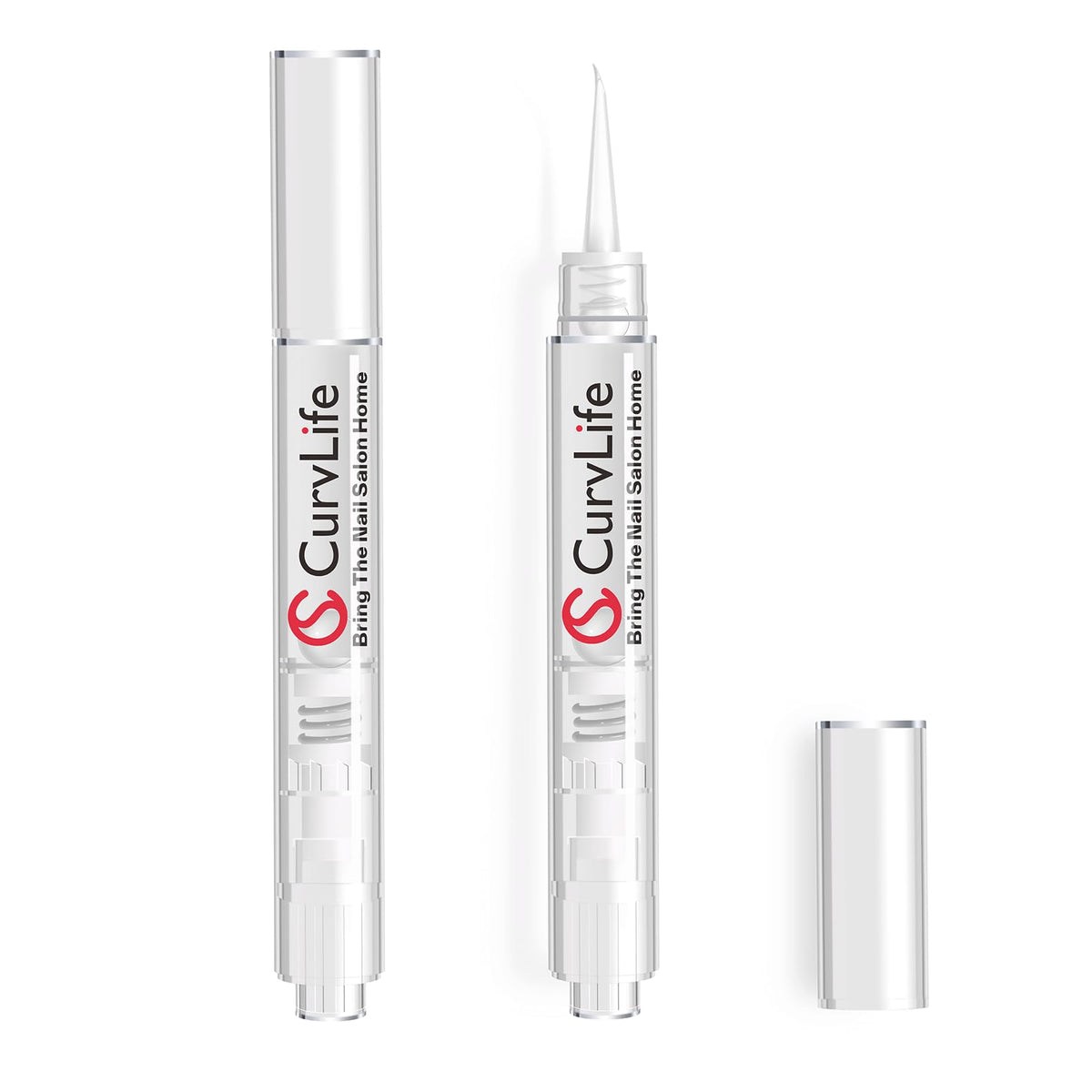 CurvLife pen front packaging showing product and volume benefit portability