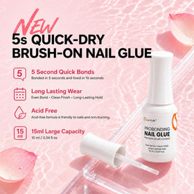 CurvLife ProBonding pink liquid texture demonstrating smooth bubble-free spread