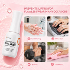 CurvLife ProBonding 10ml bottle beside coin to show compact travel-friendly size