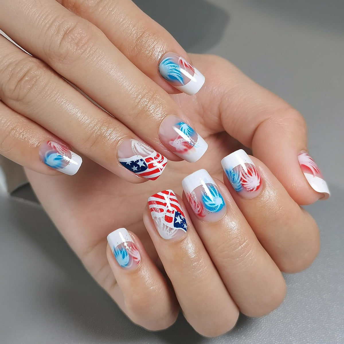 Curvlife nails beside a ruler to show short length and realistic scale for everyday wear