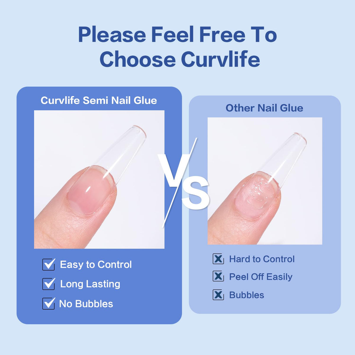 CurvLife kit size comparison beside fingers to show compact travel-friendly benefit