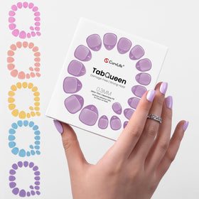 CurvLife TabQueen front packaging showing 10 sheets and 180 tabs for versatile use