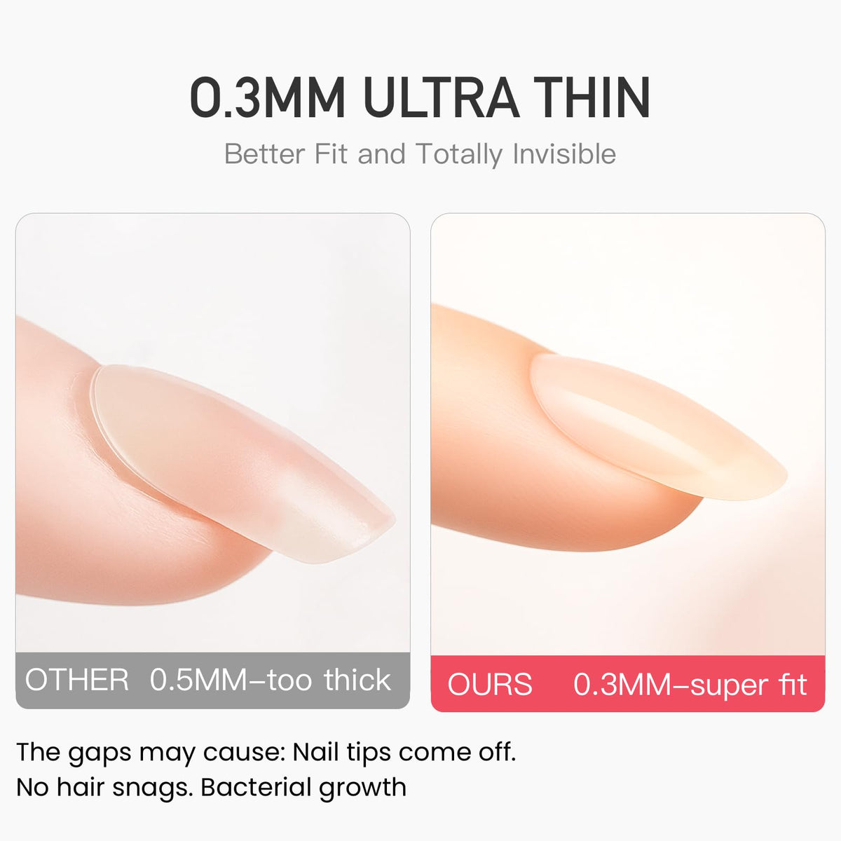 CurvLife TabQueen ultra-thin 0.3mm edge detail showing low-profile, seamless fit