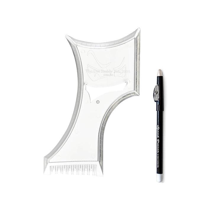 The Cut Buddy PLUS front view showing clear template for precise trimming