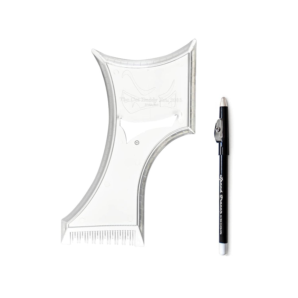 The Cut Buddy PLUS front view showing clear template for precise trimming