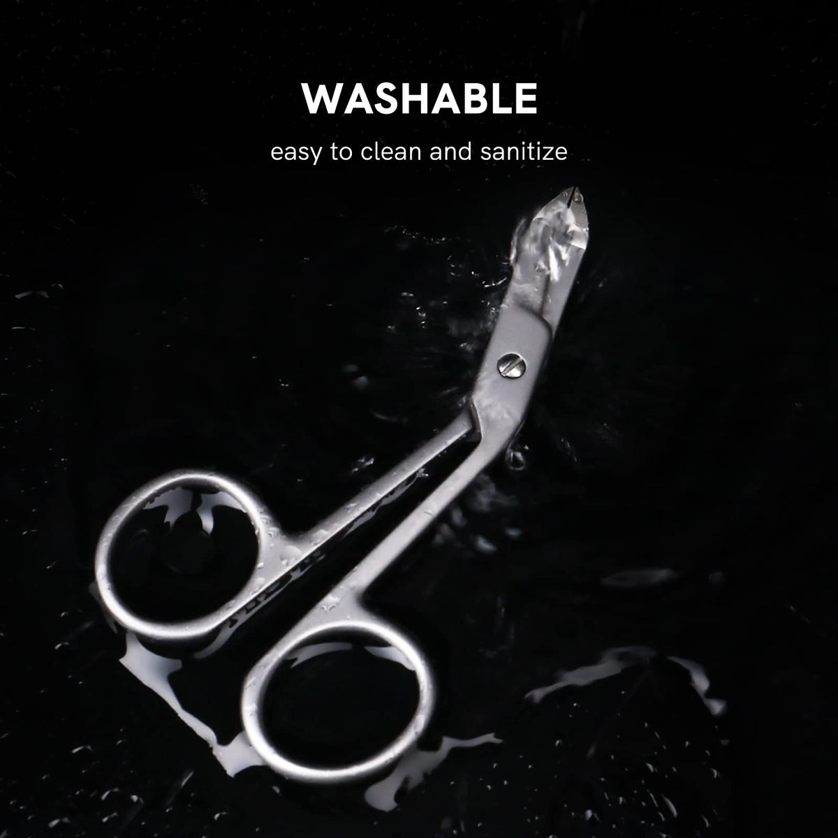Cut it in-use removing eyebrow hair showing accuracy and clear line of sight