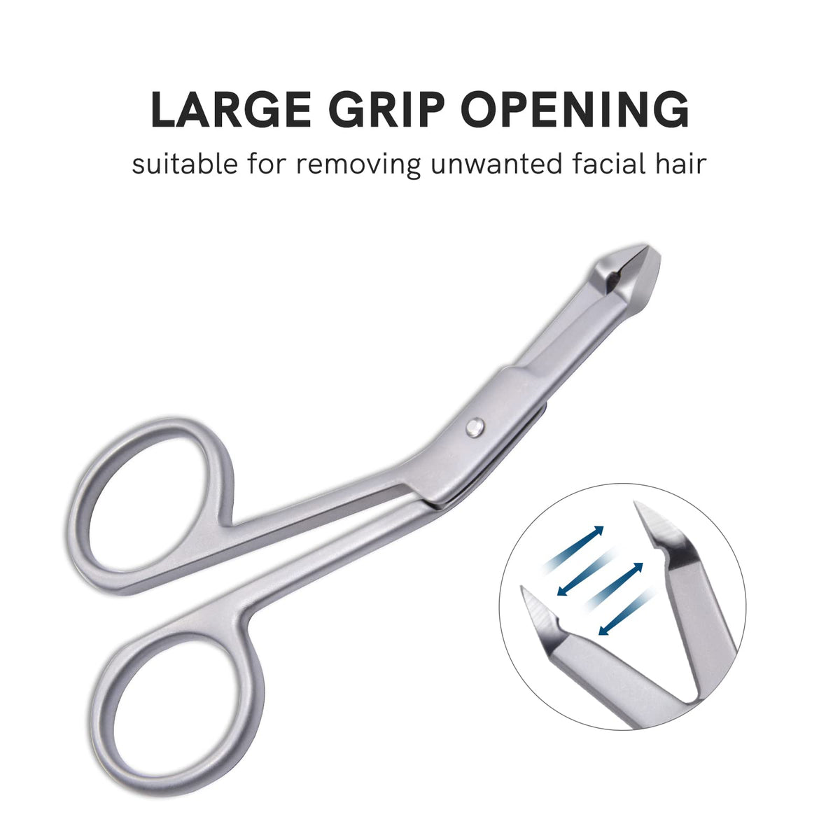 Cut it scale comparison in hand illustrating extended reach and leverage