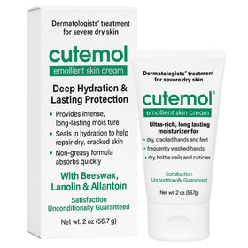 Cutemol front packaging 2 oz tube showing compact travel-friendly design and protection