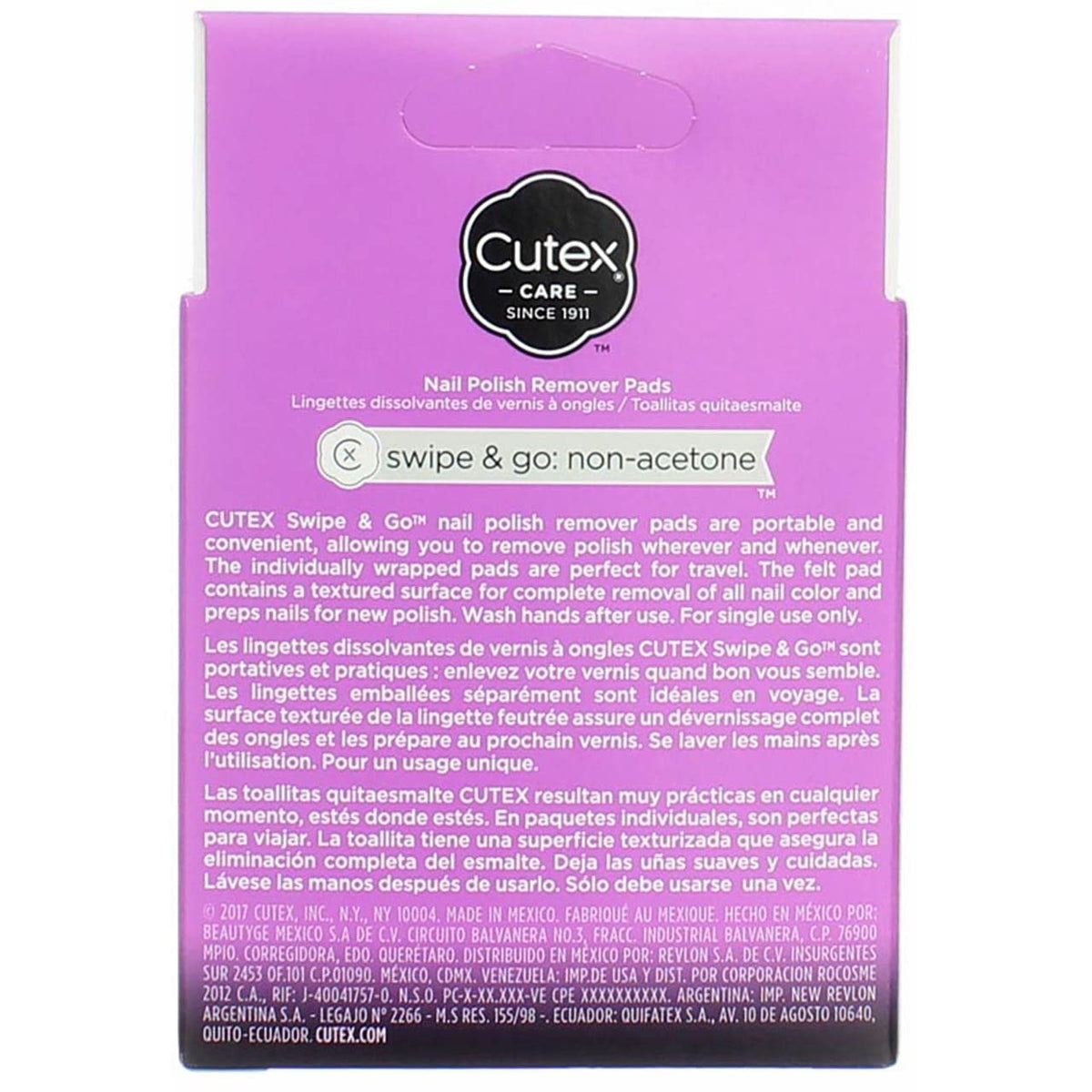 Cutex pads next to coconut and oil showing natural conditioning benefit