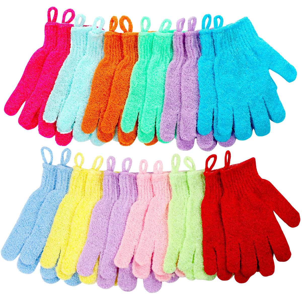 CVNDKN front packaging showing 12 colorful glove pairs, clear value