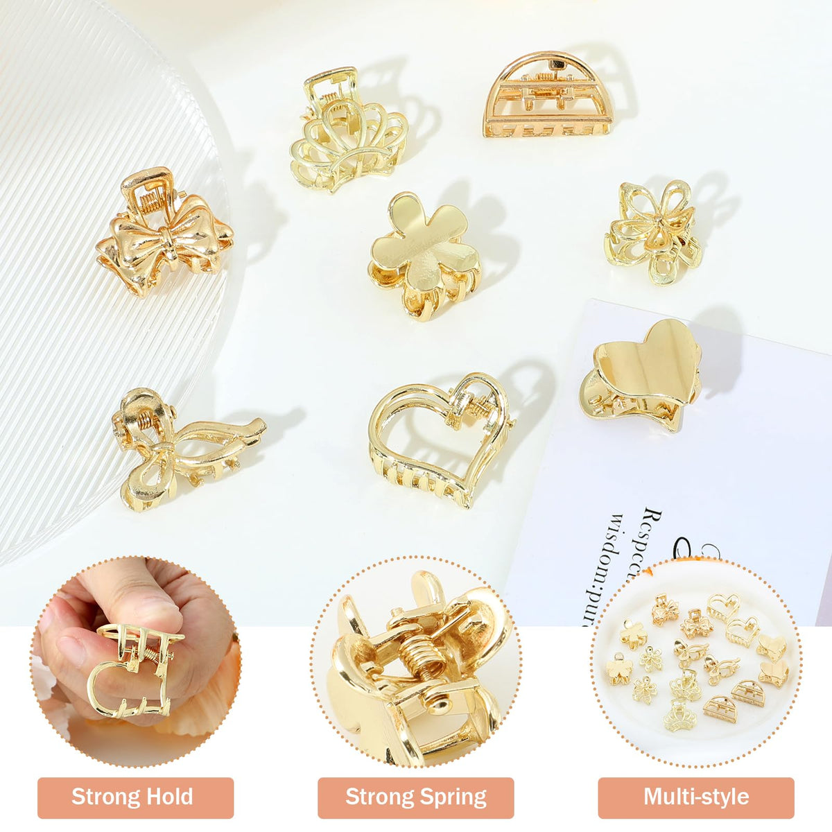 CWJCYTNSN mini clips stored in pouch demonstrating easy carry convenience