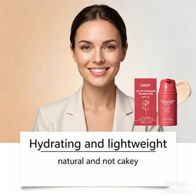 CWZY close-up of liquid texture highlighting hydrating, smooth finish