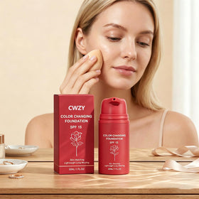 CWZY pump dispenser with 1 fl oz scale demonstrating convenient dosing