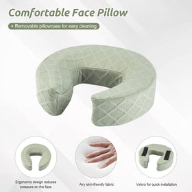 Cxgros pillow cover zipper and Velcro showing removable, washable benefit