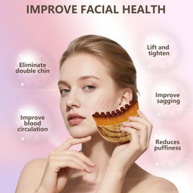Cxguu curved head detail showing contour fit for jawline sculpting benefit