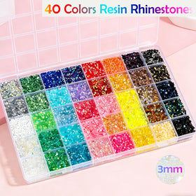 CXPHT scattered rhinestones displaying color variety and texture for crafts