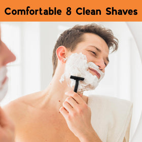 CXYARY razor held in hand showing compact size and ergonomic grip