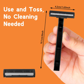 CXYARY clear safety cap on razor protecting blade and preventing nicks